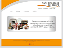 Tablet Screenshot of multiempaquesdelcentro.com